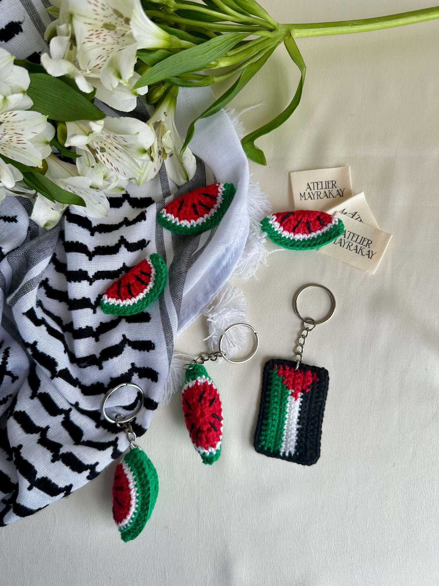 Porte clé drapeau