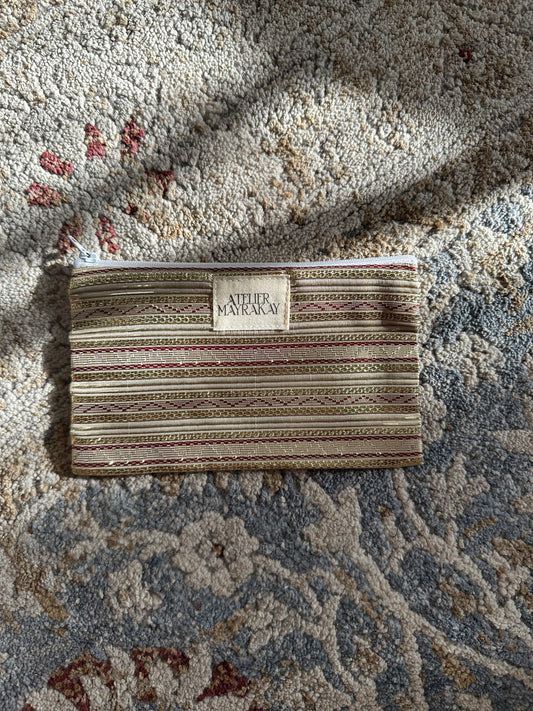 Petite pochette mensouj ligne rouge