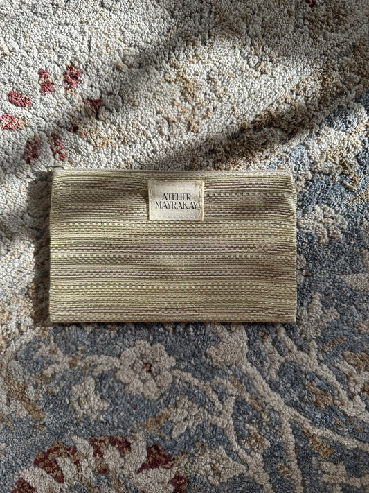 Petite pochette mensouj ligne doré