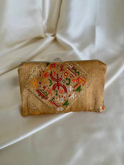 Broderies kabyles petite pochette