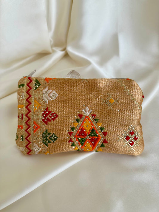 Broderies kabyles petite pochette